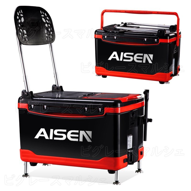 釣り用クーラーボックス 容量22L 座れる頑丈マッスルボディ 防水 断熱材保温保冷 ハンドル/水栓/肩ベルト付き 天窓付き 保冷力48h hw1133拍卖