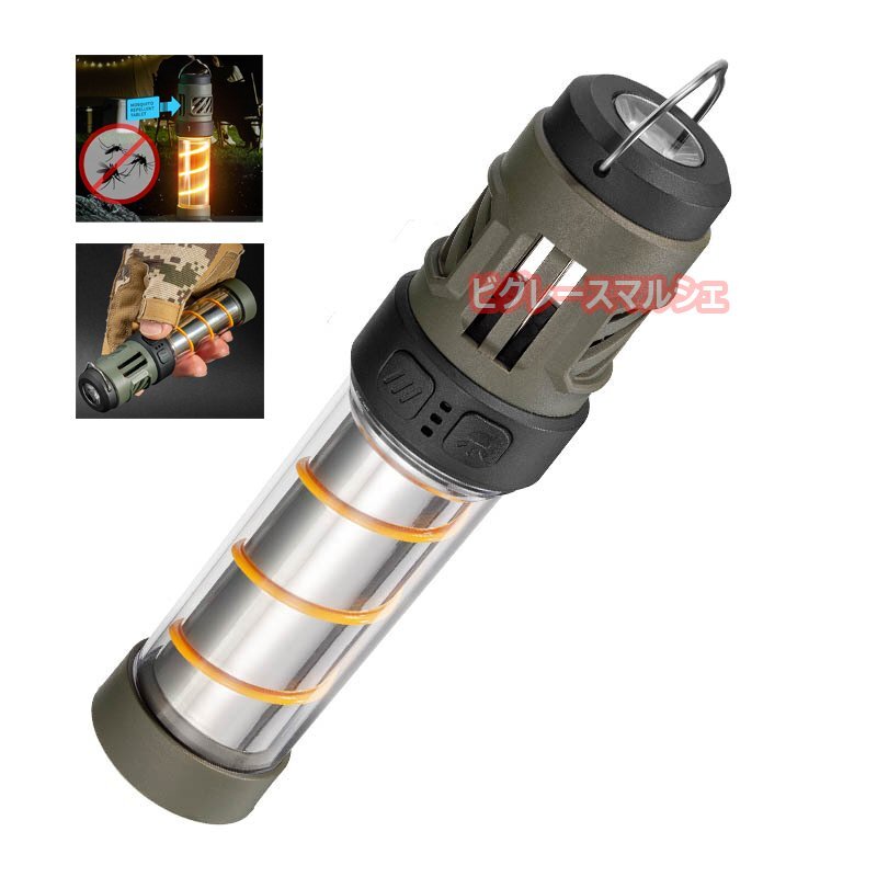 キャンプ 高品質 LED高輝度ランプ吊り下げランタン type-c充電式 三脚と収納付き1300mAh 3-5h 車中泊 アウトドア 野外登山 1141拍卖