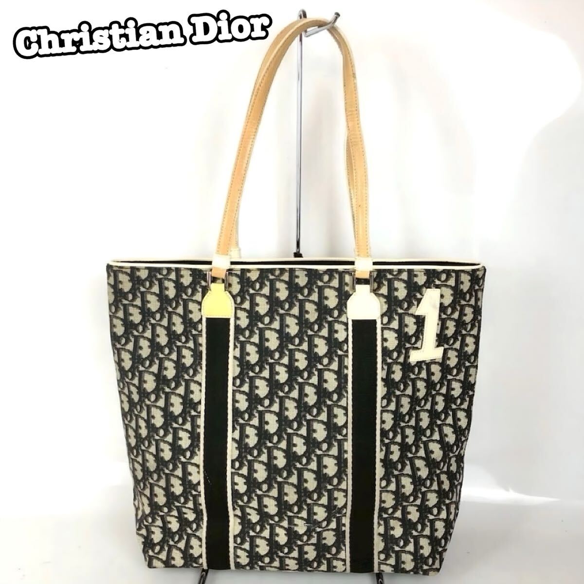 Christian Dior クリスチャンディオール トロッター柄 トートバッグ ナンバリング【1】bag カバン おしゃれ 人気 送料無料拍卖