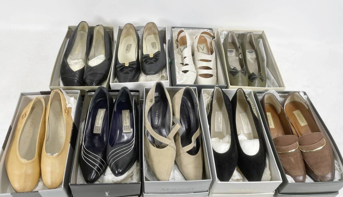 靴まとめ ニナリッチ ジバンシィ RIZ パンプス Nina Ricci GIVENCHY ジバンシー 他 1円~ F5 堀拍卖