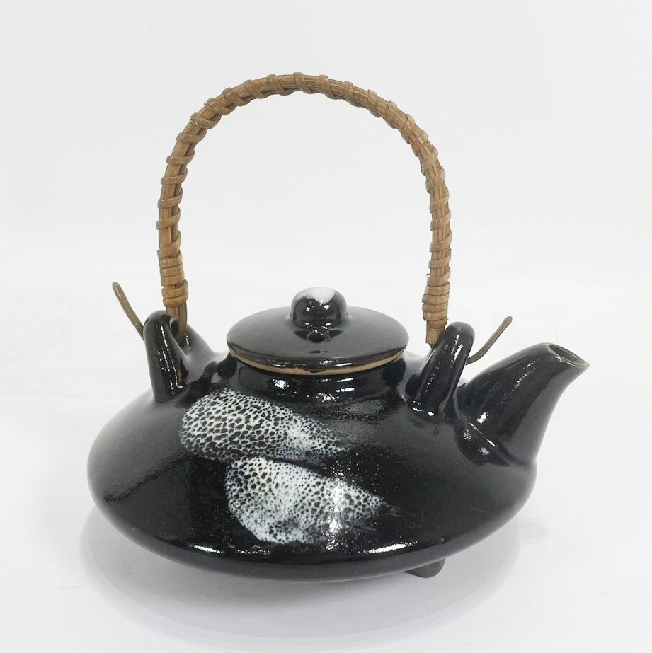 美品 薩摩焼 黒千代香 酒器 黒ヂョカ 黒じょか 黒茶家 燗酒 酒器 急須 1円~ 日拍卖