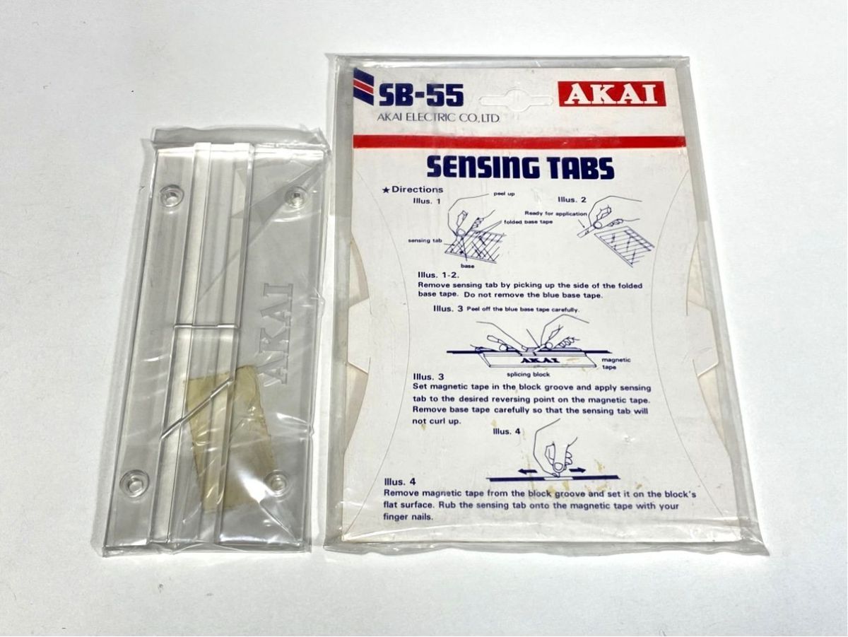 a1954 未使用保管品 AKAI アカイ SB-55 SB55 用 オープンリール テープ 用 センシングタブ拍卖