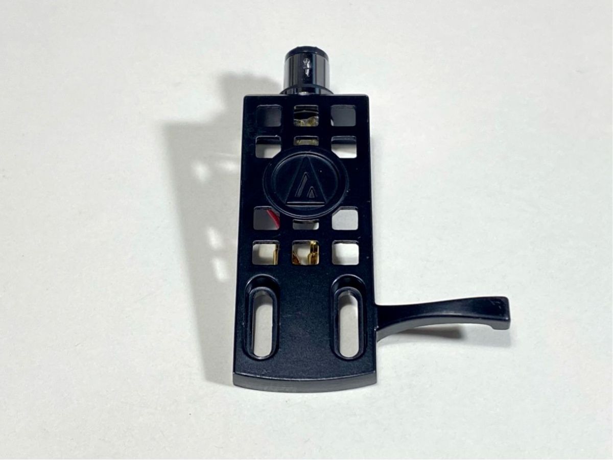 a3839 audio-technica オーディオテクニカ AT-HS10 BK ブラック ヘッドシェル 両CH出力OK拍卖