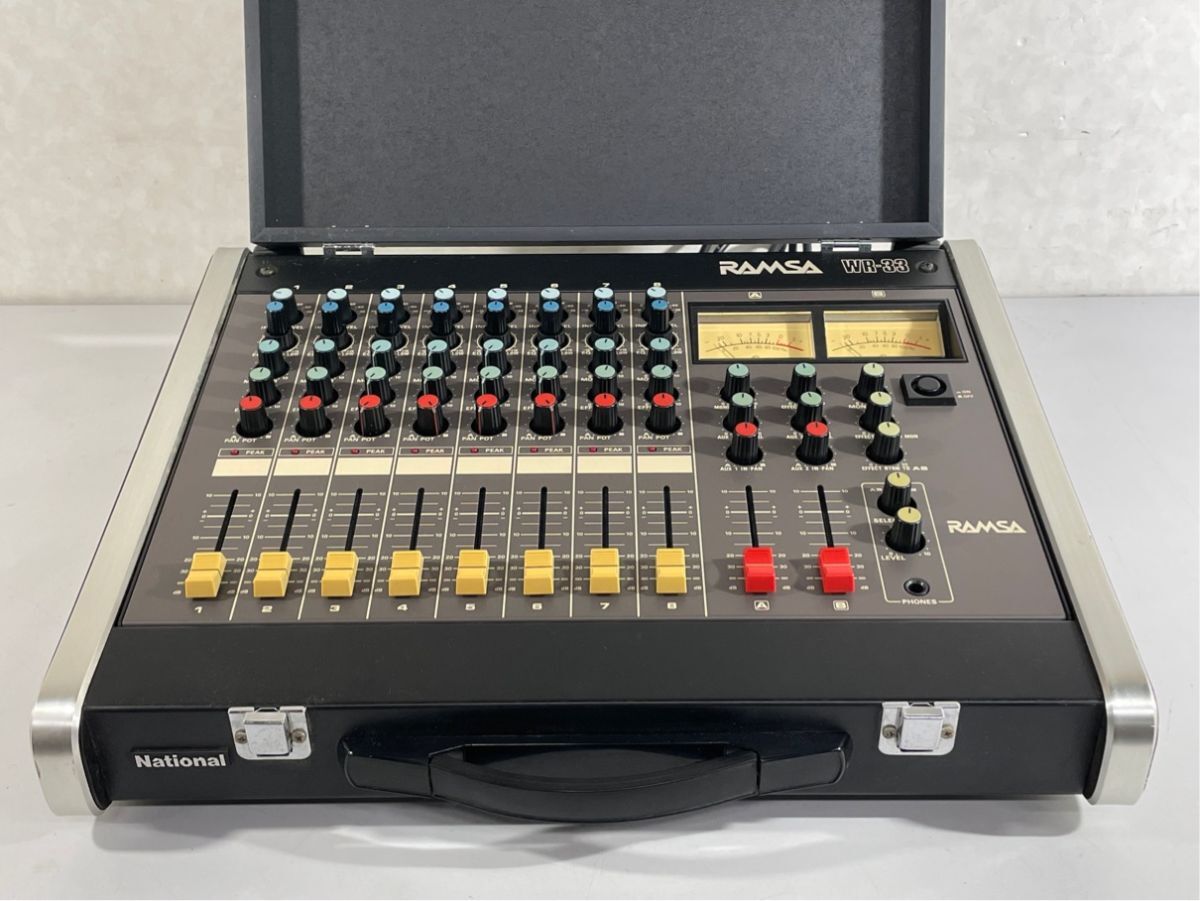 e9476 動作品 RAMSA ラムサ WR-33 オーディオ ミキサー National拍卖