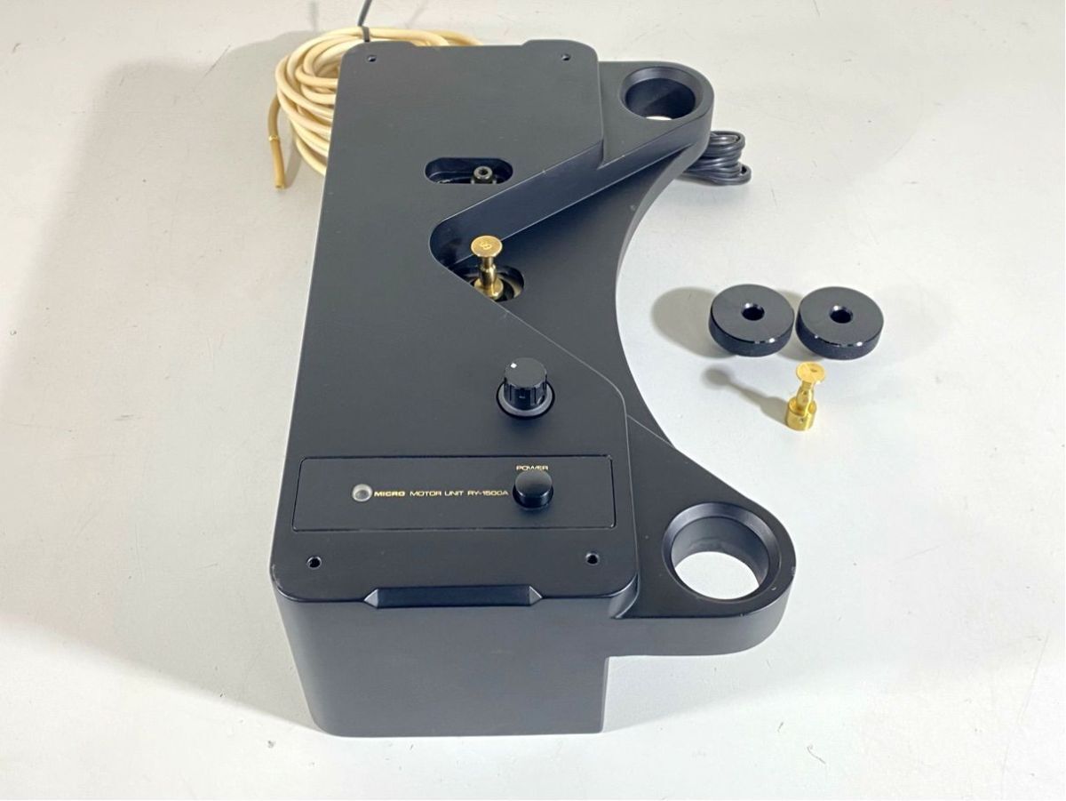 a4309 動作品 MICRO マイクロ RY-1500A モーターユニット 50/60Hz プーリー2種類付拍卖