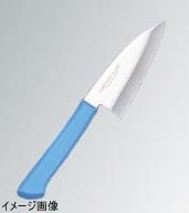 マスターコック 抗菌カラー庖丁 モリブデン・バナジウム鋼 和風小出刃庖丁 90mm 両刃 ブルー MCKK90M拍卖