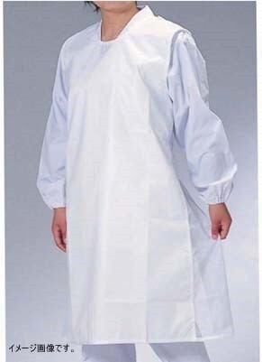 センシア エプロン袖なし(後メッシュ)ホワイト E-1100-0拍卖