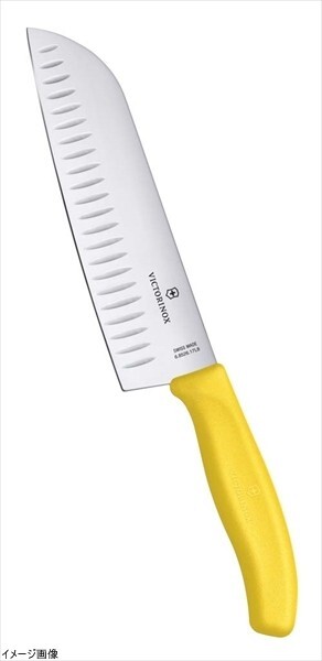 ビクトリノックス 三徳包丁 FC プラス イエロー 6.8526.17L8E拍卖