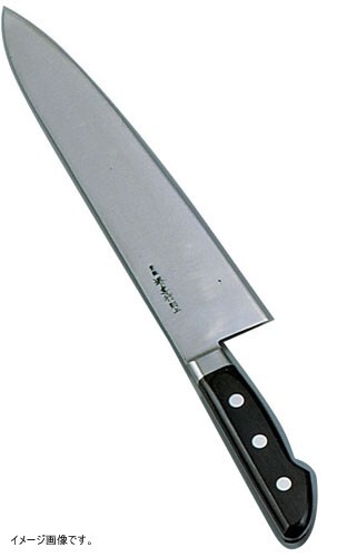 堺孝行(日本鋼・ツバ付)牛刀 27cm 15014拍卖