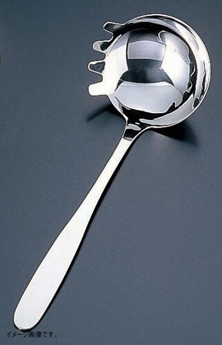 ののじ 18-8 ステンレス 歯付きお玉 フック無 80cc LB-NS020 BOT3001拍卖