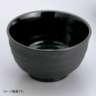 MIN(マイン ) メラミンウェア 黒 飯器 小 M11-145拍卖