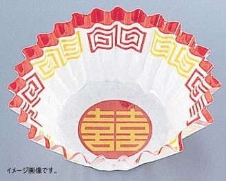 住友 純白ペットケース 中華柄(250枚入) 6号深口 双喜柄 XPT3401拍卖