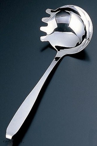 ののじ 18-8 ステンレス 歯付きお玉 フック付 120cc LB-FSH30 BOT2902拍卖