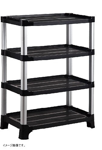 トラスト シェルビングセット 4段 3711 【大型商品につき代引不可・時間指定不可・返品不可】拍卖