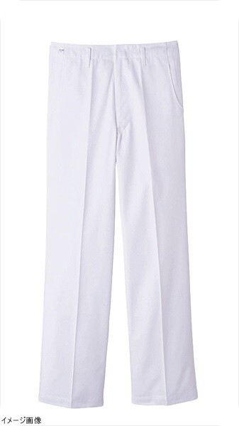 男性用パンツ TC-430 (前ファスナー・白)70cm拍卖