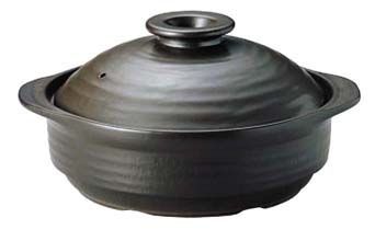 IHサーマテック土鍋 ブラック 8号 ME087 (QDN104)拍卖