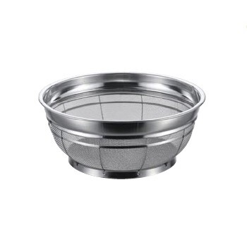 F型ザル 普通目 14メッシュ 18-8(ステンレス) BK 27.5cm拍卖