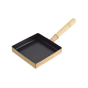 (エッグパン)玉子焼 関東型 (フッ素樹脂加工) 銅製 21cm拍卖