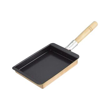 (エッグパン)玉子焼 関西型 (フッ素樹脂加工) 銅製 18cm拍卖