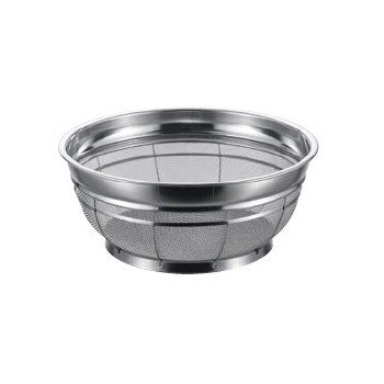 F型ザル 荒目 6.5メッシュ 18-8(ステンレス) BK 22.5cm拍卖