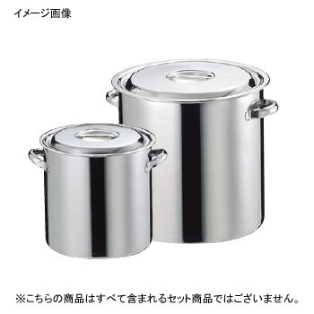 18-8(ステンレス) 寸胴鍋 / キッチンポット パイプハンドル 45cm拍卖