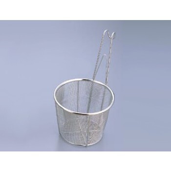 うどん揚 共柄 平底 小 18-8(ステンレス) BK φ139拍卖