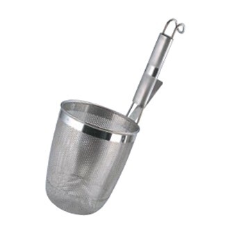 うどんテボ L パイプ柄 丸底 パンチング UK φ135拍卖