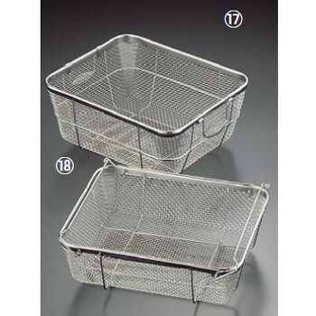 クリーンバスケット B型 浅型 18-8(ステンレス) ビクトリー 小拍卖