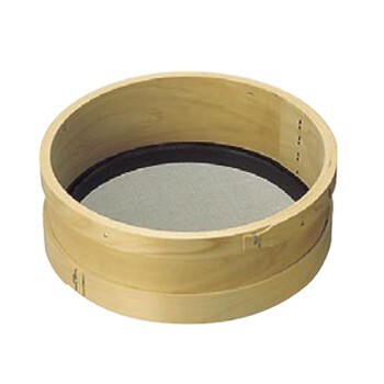 ダシ漉し(木枠) 代用毛 細目 0.8mm目 8寸(24cm)拍卖