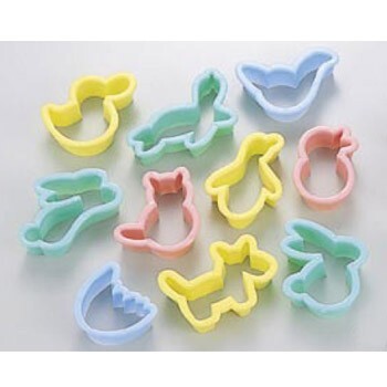 クッキー抜型 No.752 動物型 PC 製 10PC s セット拍卖