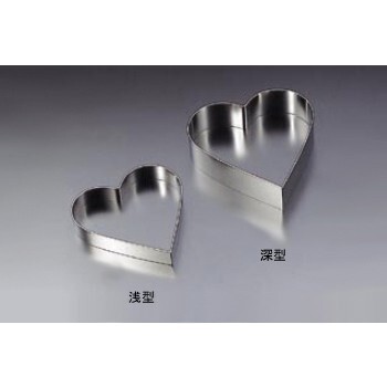 セルクルリング No.1644 ハート型 18-8(ステンレス) 145×100×H50拍卖