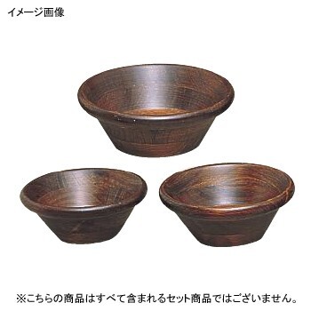 サラダボール SB-225B SB型 ブラウン ラバーウッド拍卖