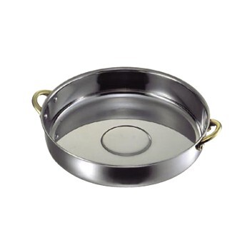 すきやき鍋 両手付 18-0(ステンレス) MA 17cm拍卖