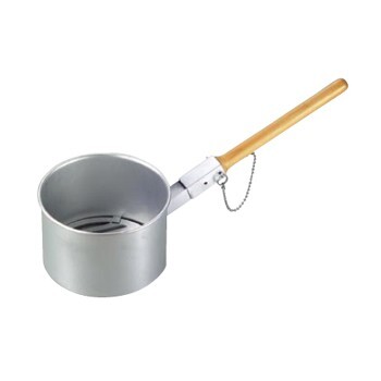 ジャンボ火起し 鉄鋳物目皿付 (木柄 差込式) 普及型 (φ195)拍卖