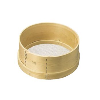 パン粉フルイ (木枠) ST張 6.5メッシュ 8寸 (24cm)拍卖