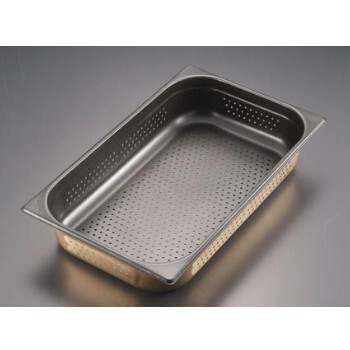 プロシェフ ノンスティック GNパン穴明 18-8(ステンレス) 1 / 1 65mm ホテルパン拍卖