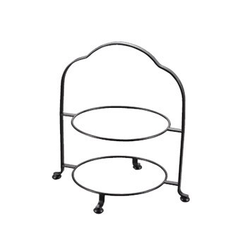 ハイティースタンド 小(黒塗装仕上)18-8 SW 2段拍卖