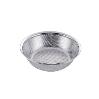 ボールザル 浅型 パンチング 18-8(ステンレス) UK 15cm拍卖