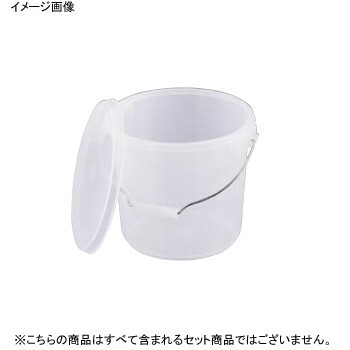 バケツ 本体 乳白色 PP製 PO-13A 13L (リットル)拍卖