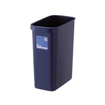 リス ワーク&ワーク 屑入れ角型 ダークブルー 18L(リットル)拍卖