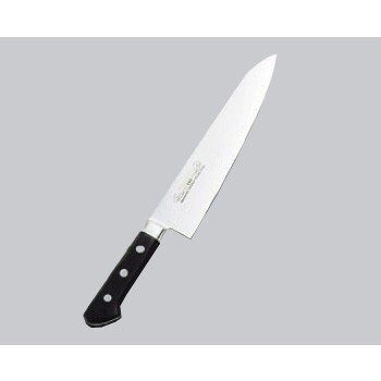 牛刀 ツバ付 モリブデン鋼 正広作 21cm拍卖