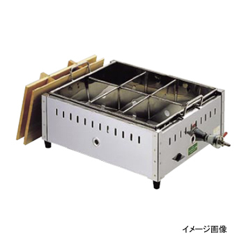 関東煮 (おでん鍋) LP (プロパンガス) 18-8(ステンレス) 2尺 (60cm)拍卖