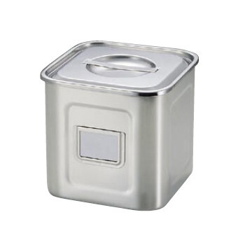 角キッチンポット 名札付 18-8(ステンレス) UK 18cm拍卖