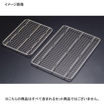 角バット アミ クリンプ目 18-8(ステンレス) 6枚取拍卖