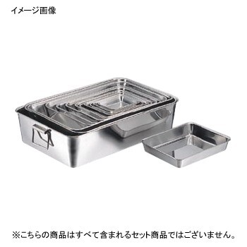 角バット 4 / 5 18-8(ステンレス) クローバー 8枚取拍卖