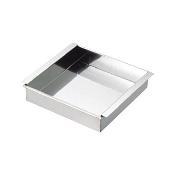 玉子豆腐器 関東型 ハンダ付 18-8(ステンレス) 21cm拍卖