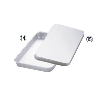 角バット 大型 アルマイト Q-52 525×370×H37mm拍卖