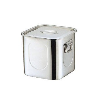 角キッチンポット 手無 18-8(ステンレス) K 18cm拍卖