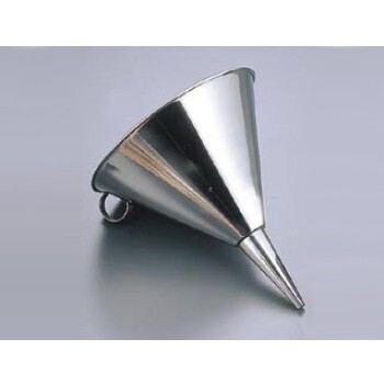 ロート細口(フィルター・手付)3357 18-10(ステンレス)デバイヤー 20cm拍卖