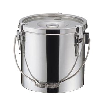 給食缶 厚底 18-8(ステンレス) 24cm 10.0L (リットル)拍卖